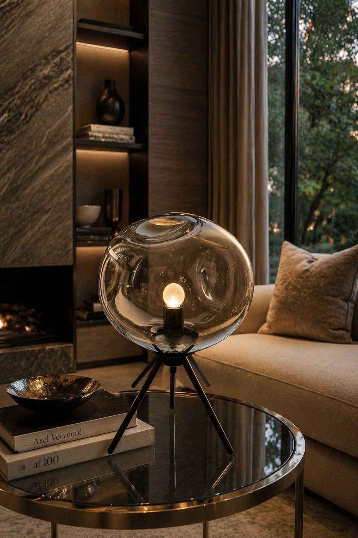 Aethera Glass Table Lamp