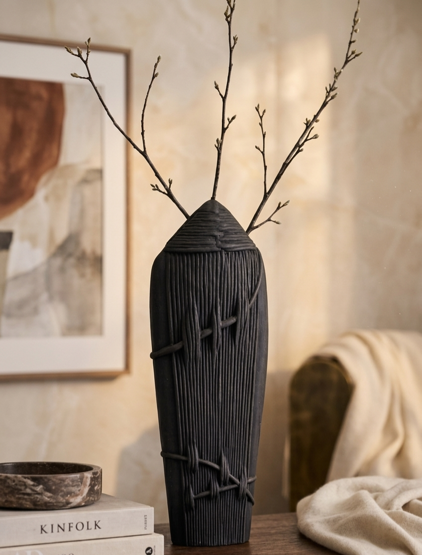 Shadow Weave Vase