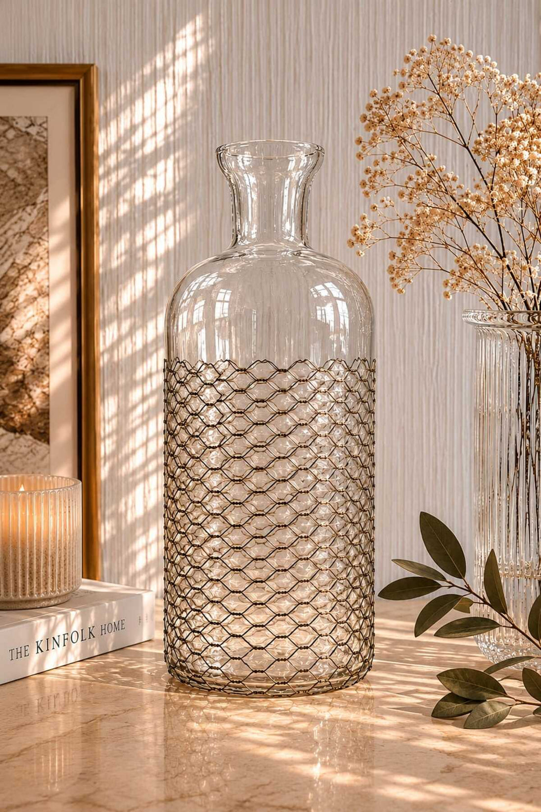 Aurelia Glass Mesh Vase