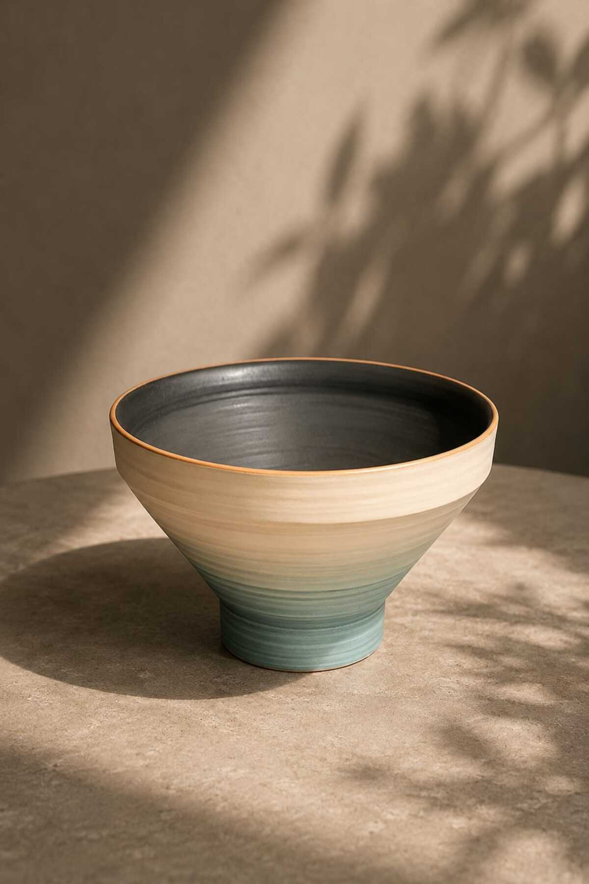 Midnight Sage Artisan Bowl