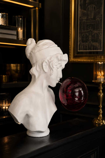 Velvet Crimson Muse Bust