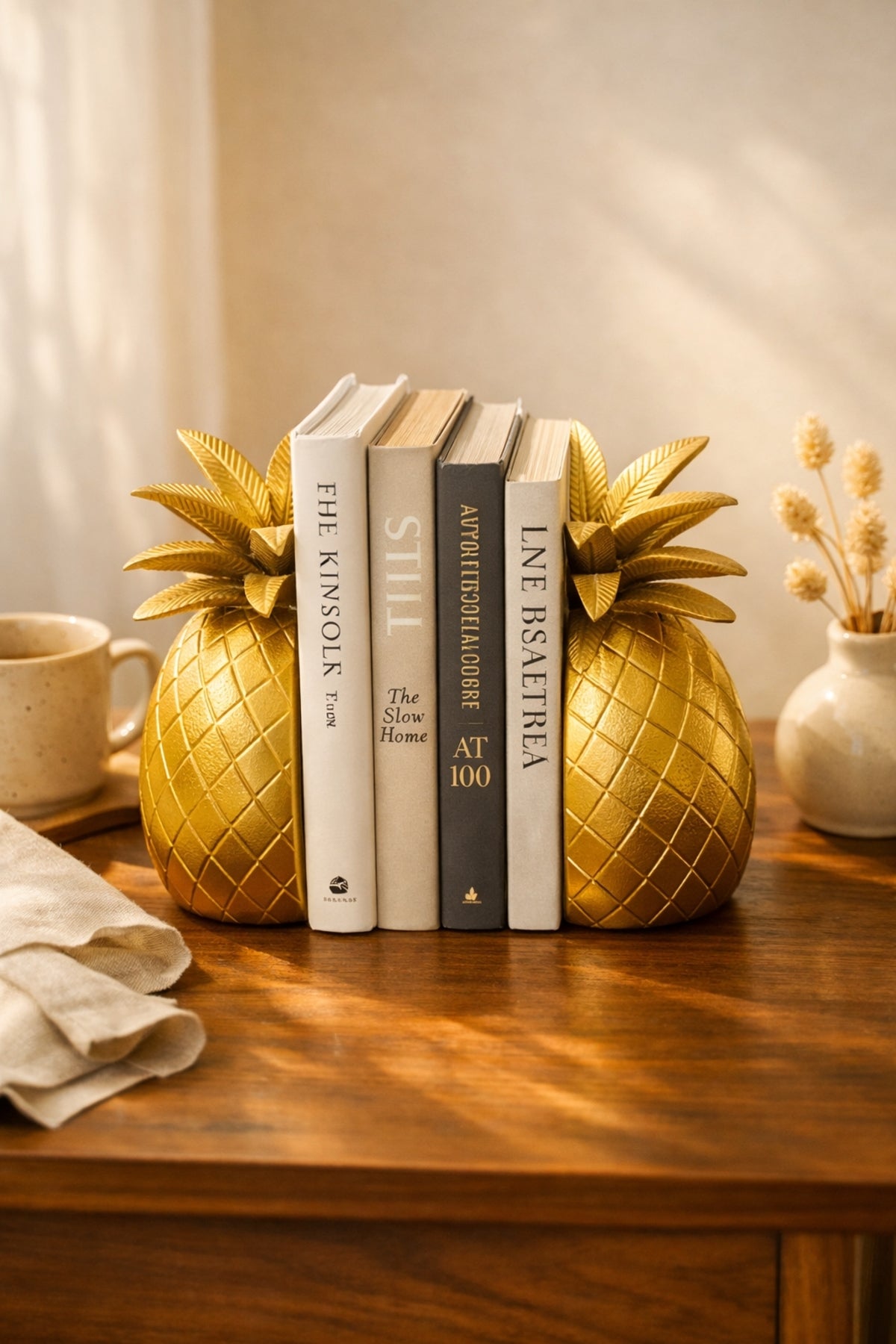 Golden Tropica Bookends