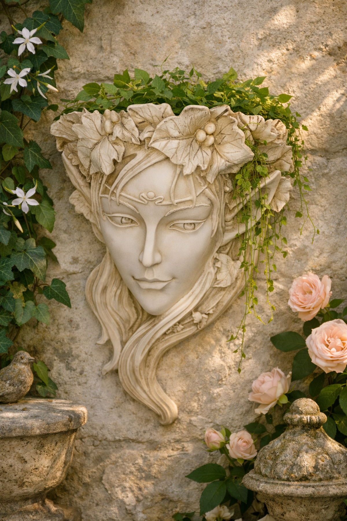 Enchanted Forest Elf Wall Sculpture