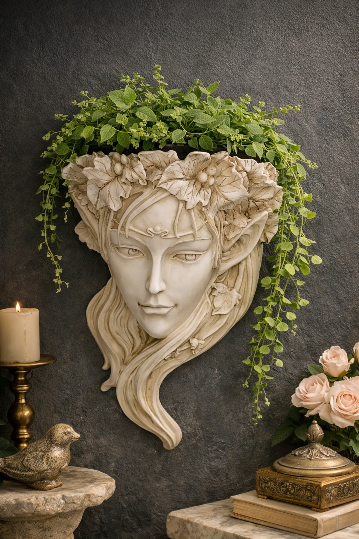 Enchanted Forest Elf Wall Sculpture