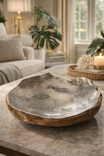 Tidal Silver Drift Bowl