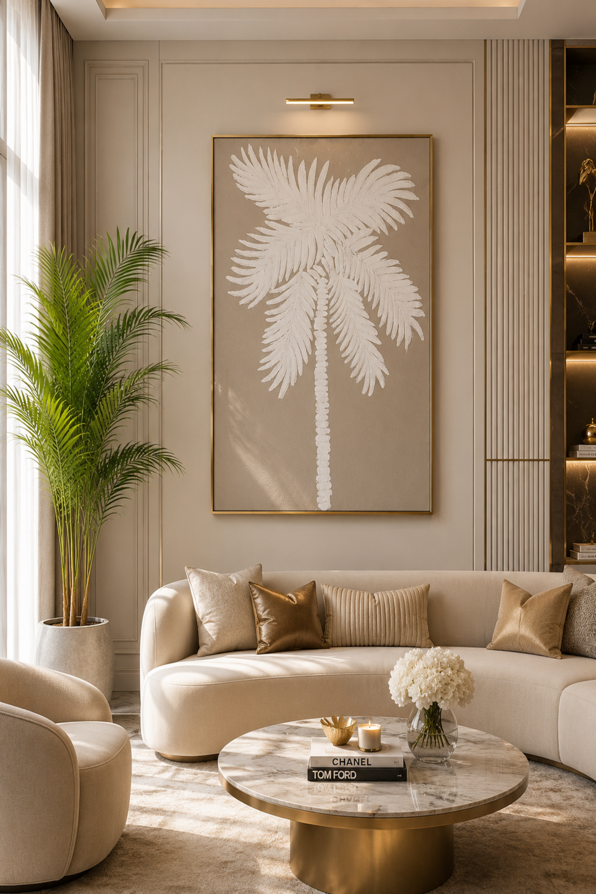 Tropical Whisper Palm Wall Art