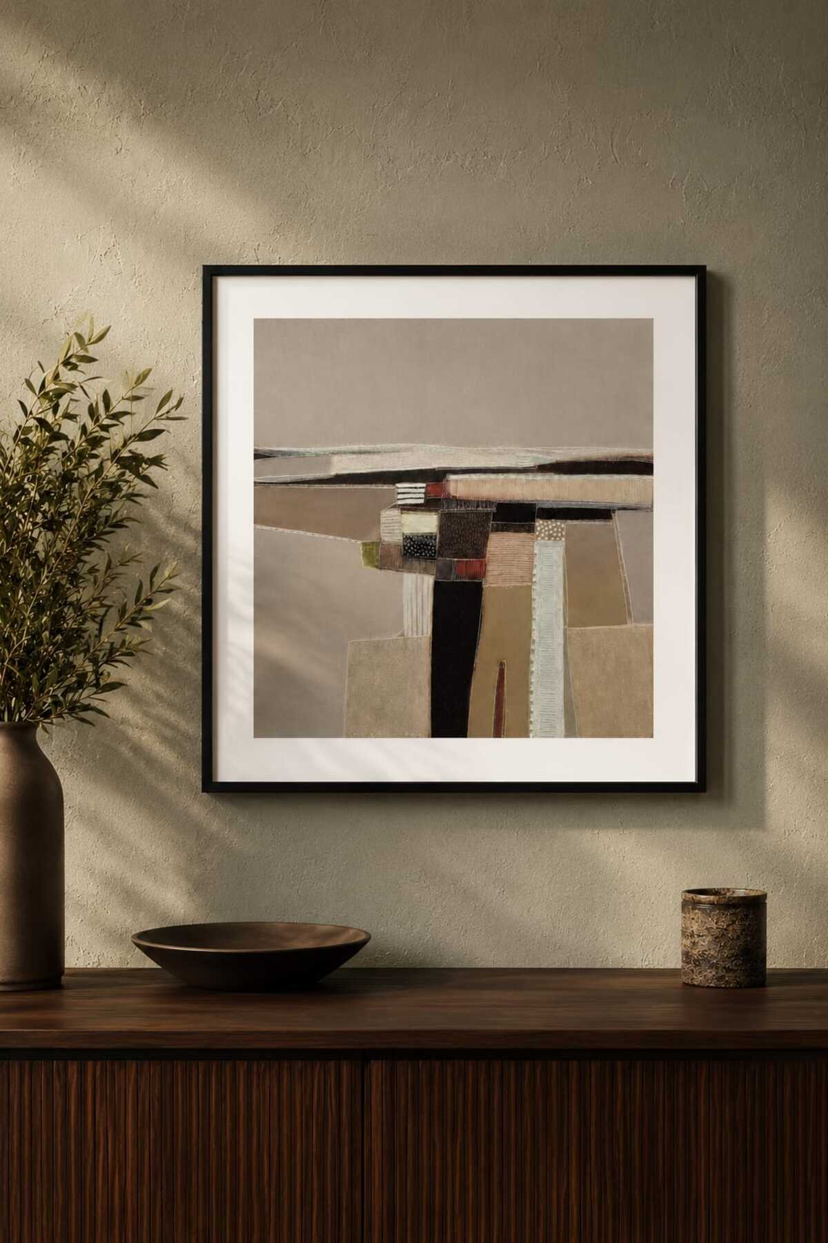 Terra Horizon – Abstract Framed Wall Art