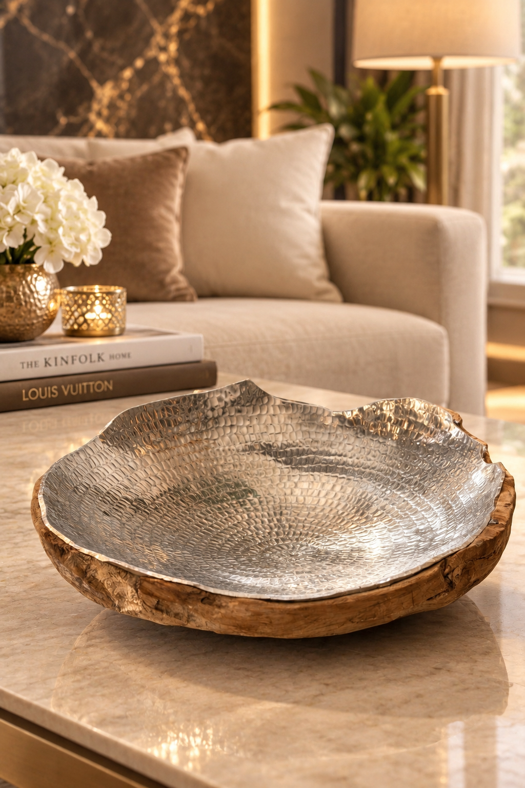 Tidal Silver Drift Bowl