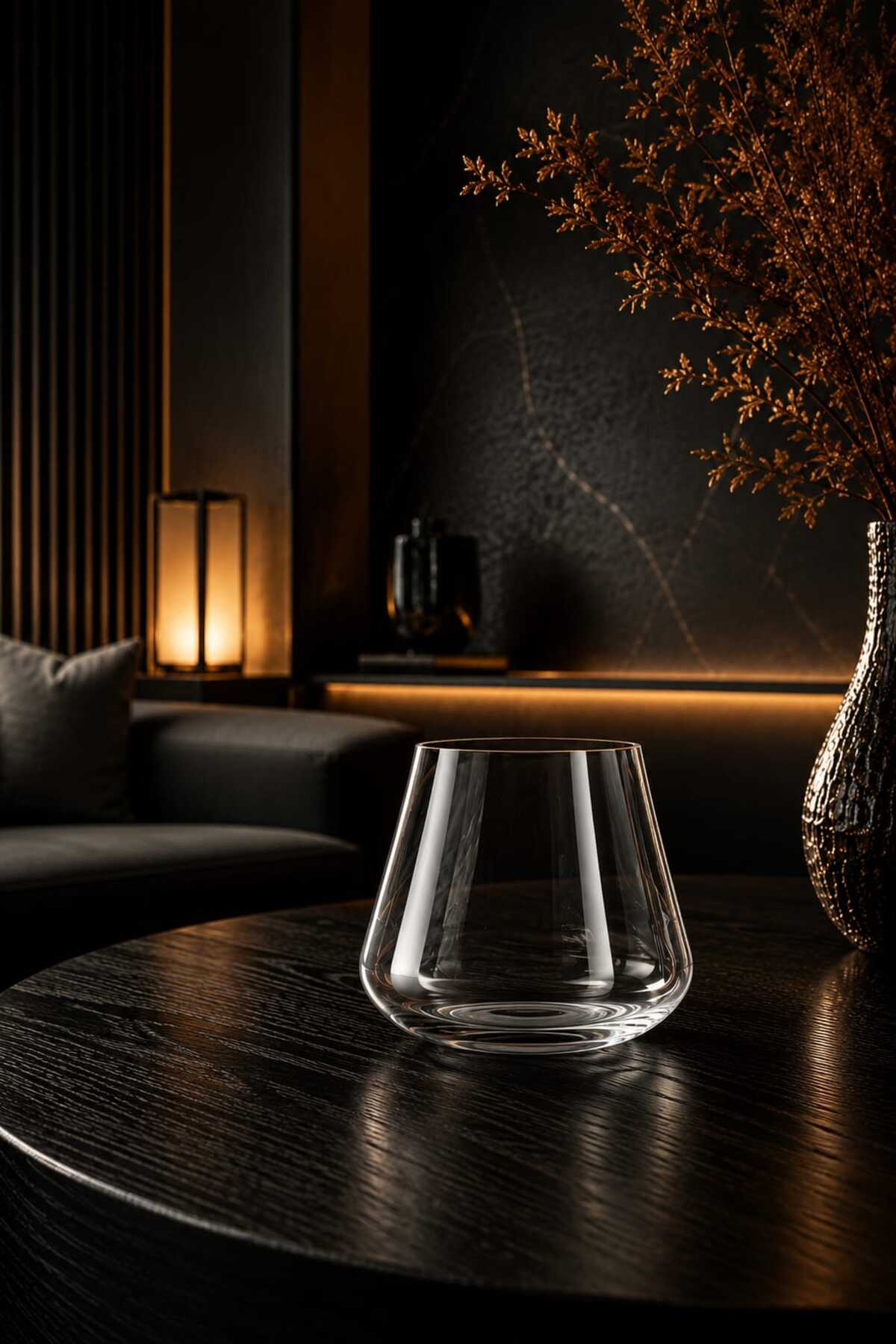 Noir Aura Whiskey Glass