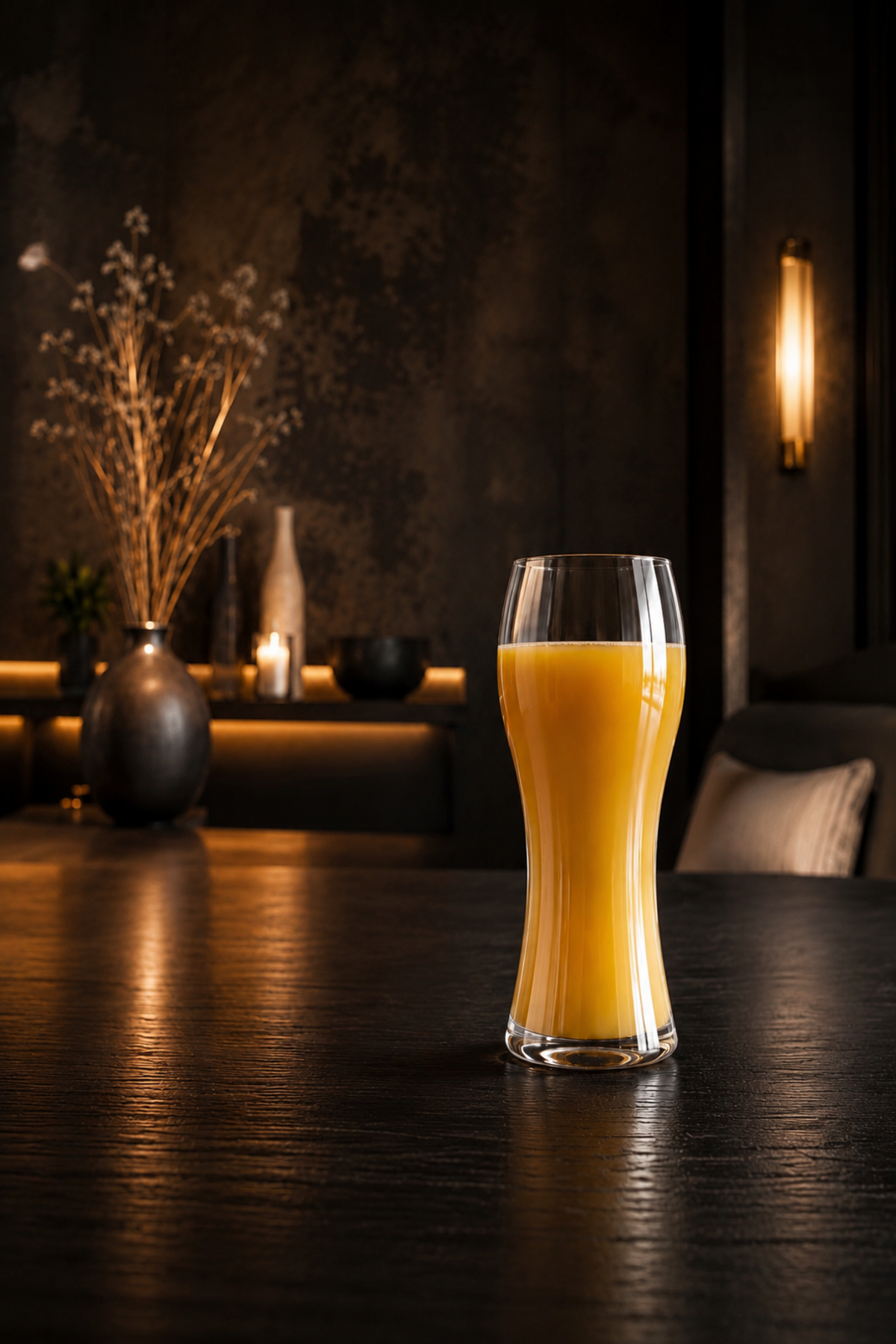 Amber Glow Glass