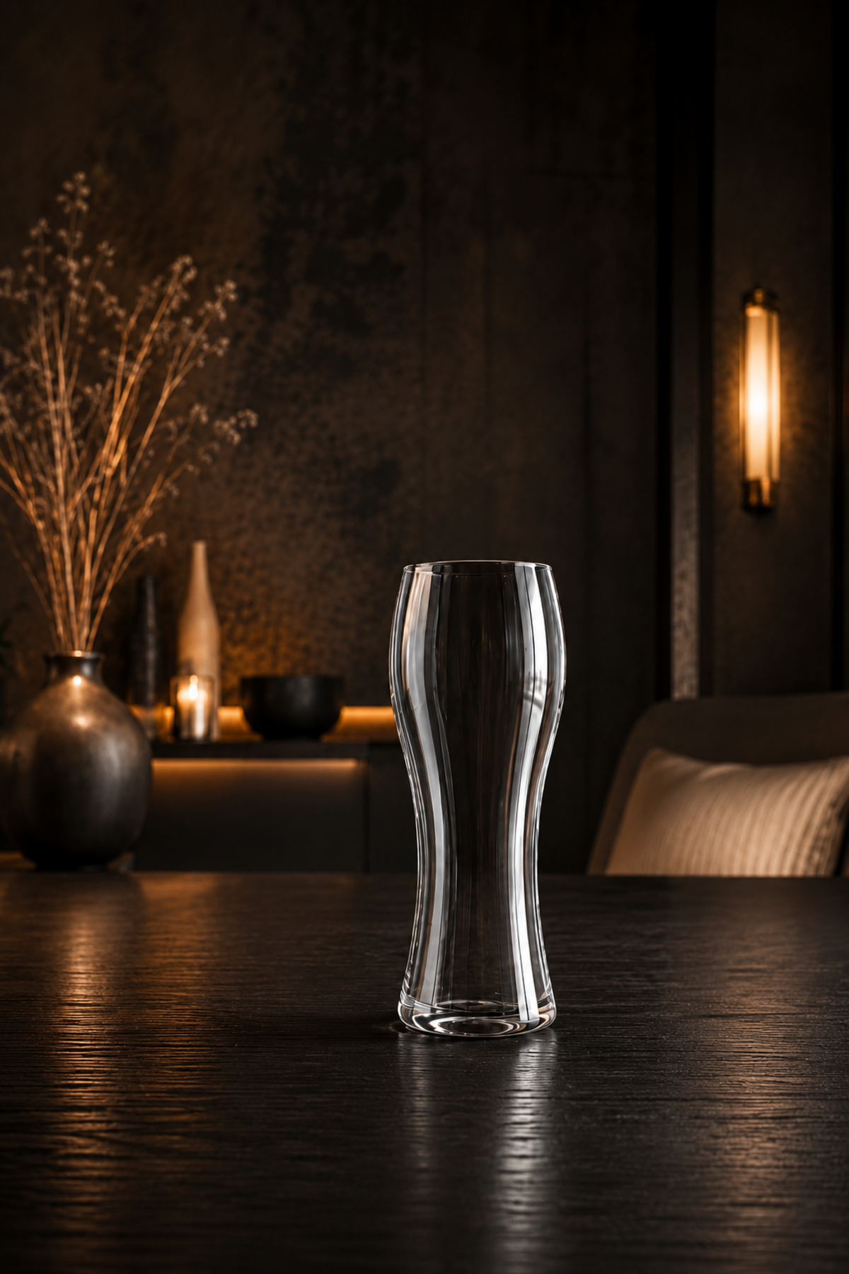 Amber Glow Glass