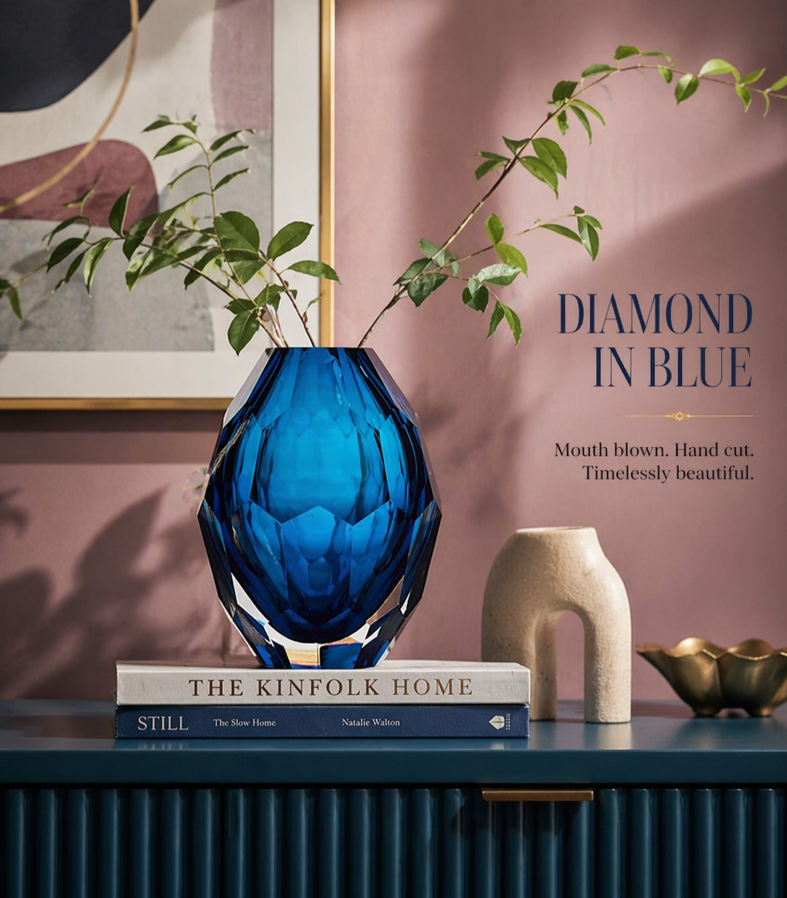 Celestia Diamond Vase