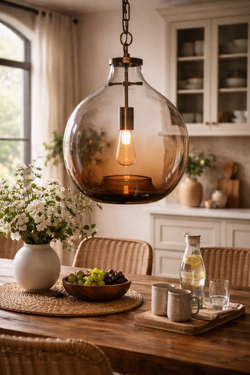 Fumé Halo Pendant