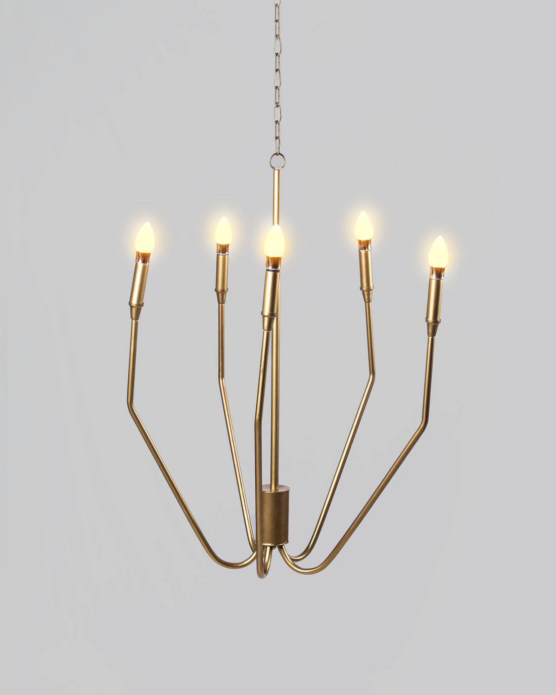 Brass Bloom Chandelier