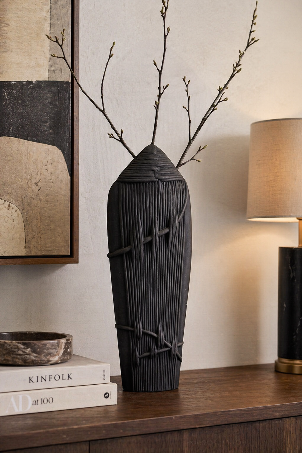 Shadow Weave Vase