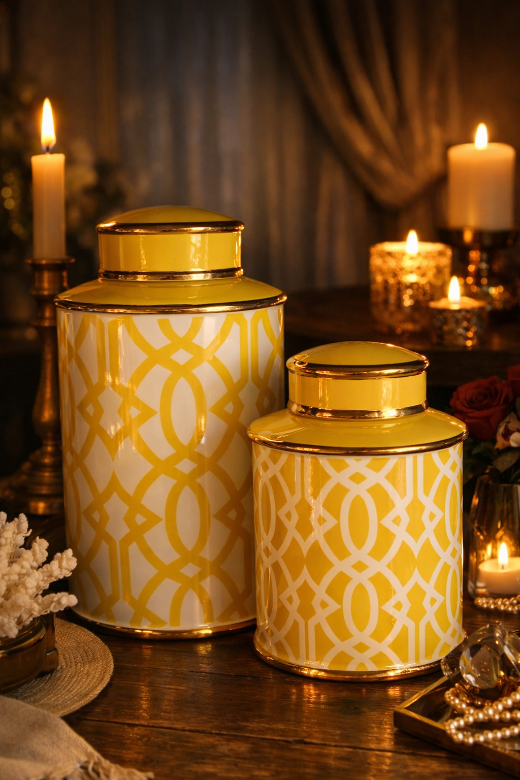 Soleil Lattice Jar