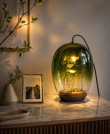 Verdant Ombre Terrarium Lamp