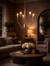 Brass Bloom Chandelier